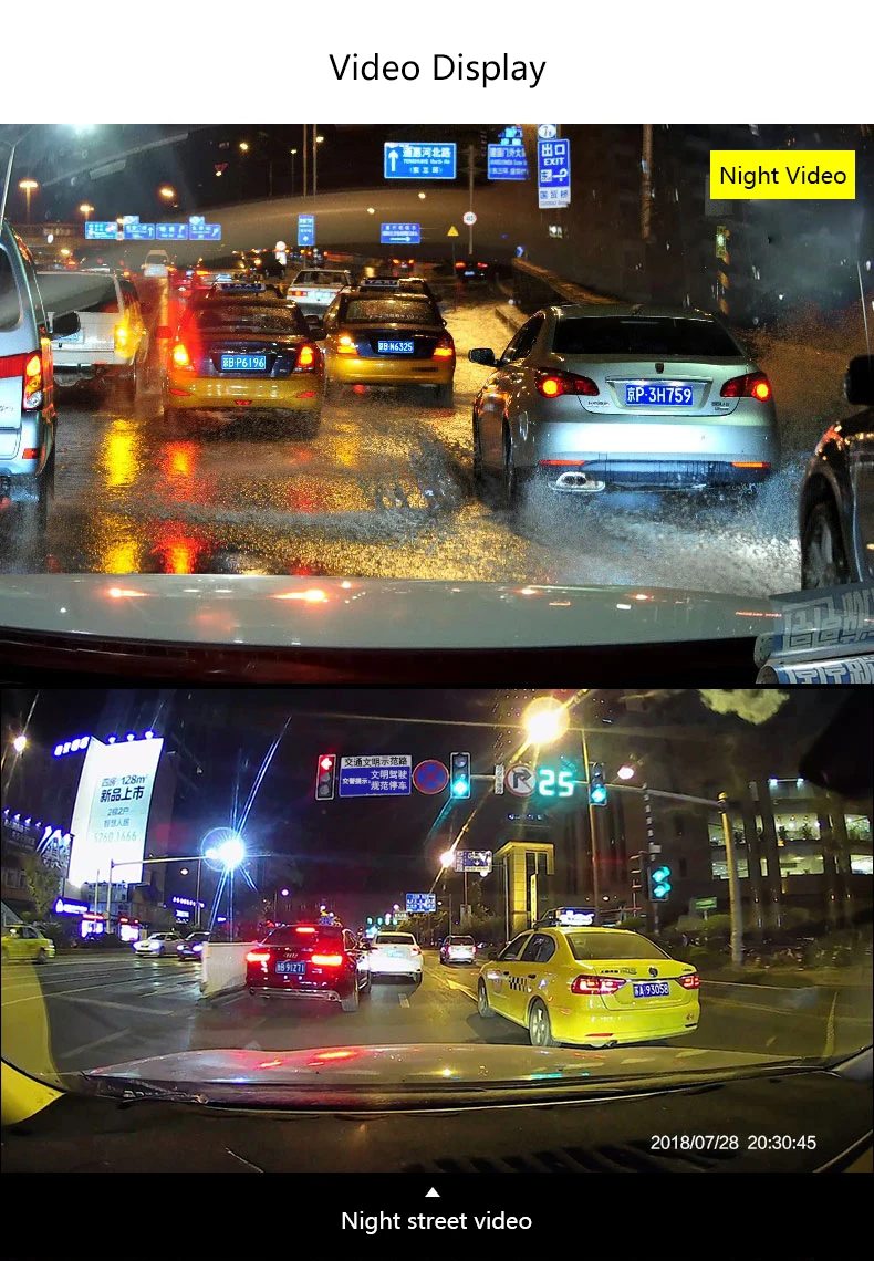 Автомобильный видеорегистратор Мини Wifi Автомобильная камера Full HD 1080P Dash Cam видеорегистратор Автомобильный видеорегистратор видеокамера двойной объектив dvr ночная версия