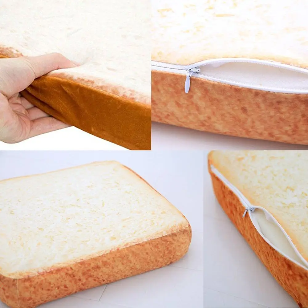 Creative Toast Bread Pet Cat Bed Mattress Soft Cushion Seat Pad for Cats &amp Dogs Sleeping Playing Resting | Дом и сад