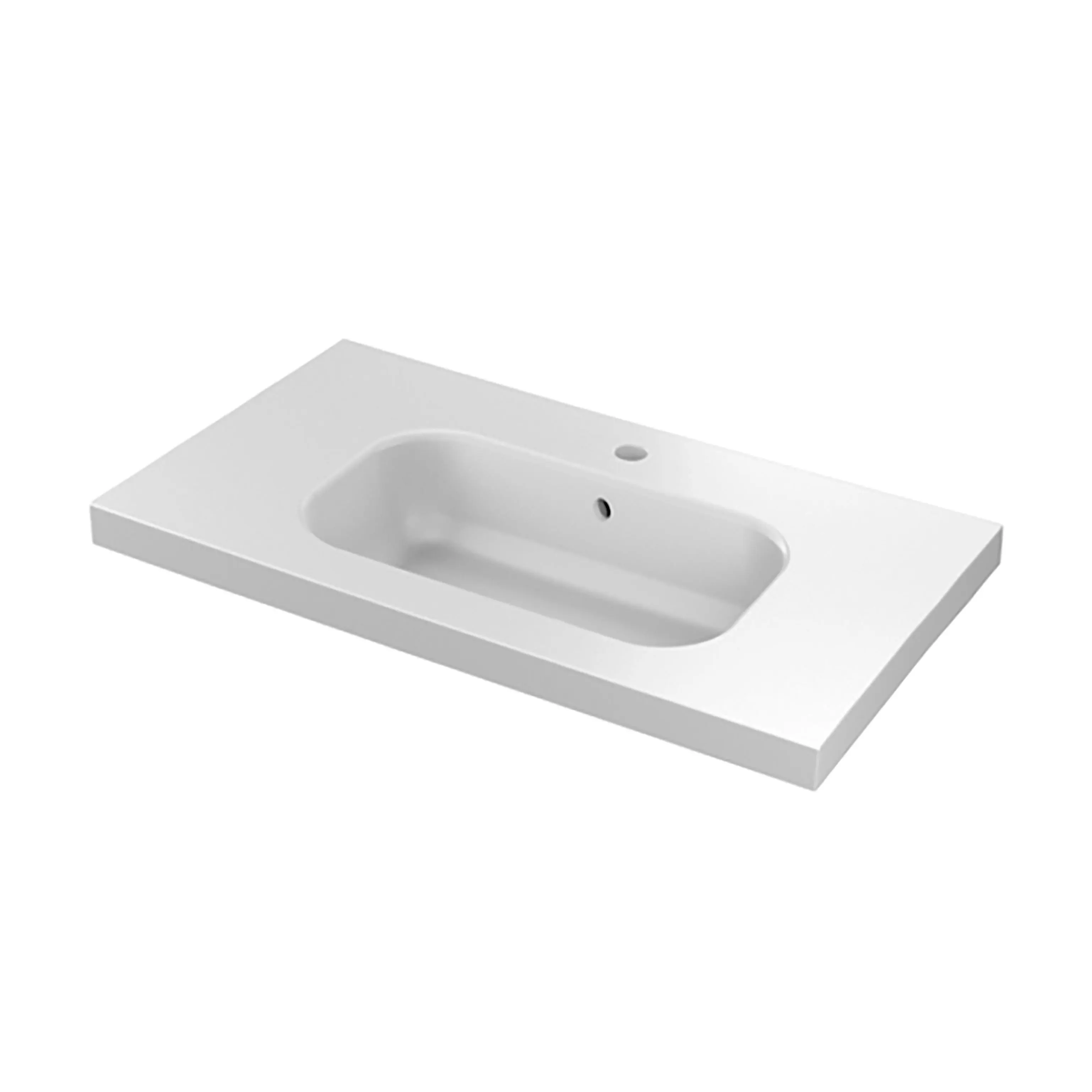 60 cm Modern Bathroom Vanity Nexo Cabinet Set | Grey 61 x 46 (24 24 18 in) Assembled + Ceramic Sink Обустройство дома