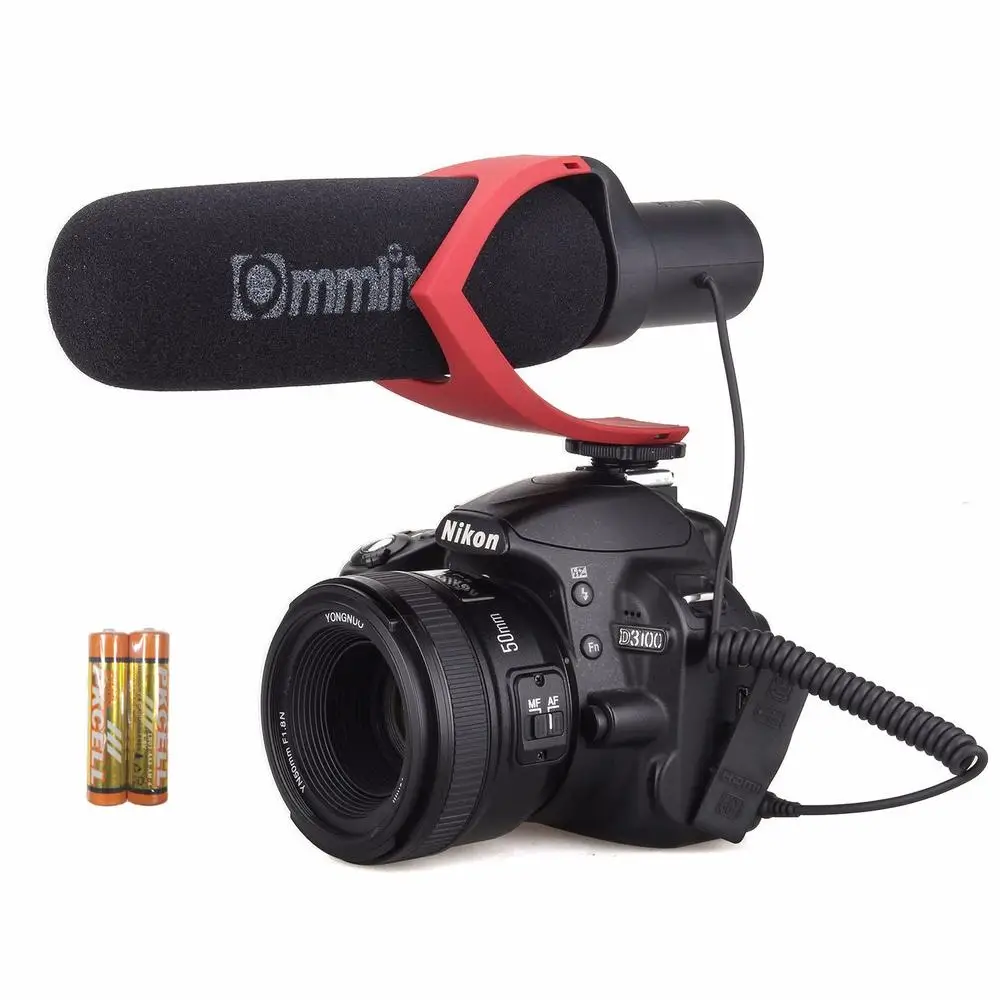 CVM V30 R компактный на камеру видео микрофон Youtube Vlogging Запись для iPhone смартфон Huawei DJI