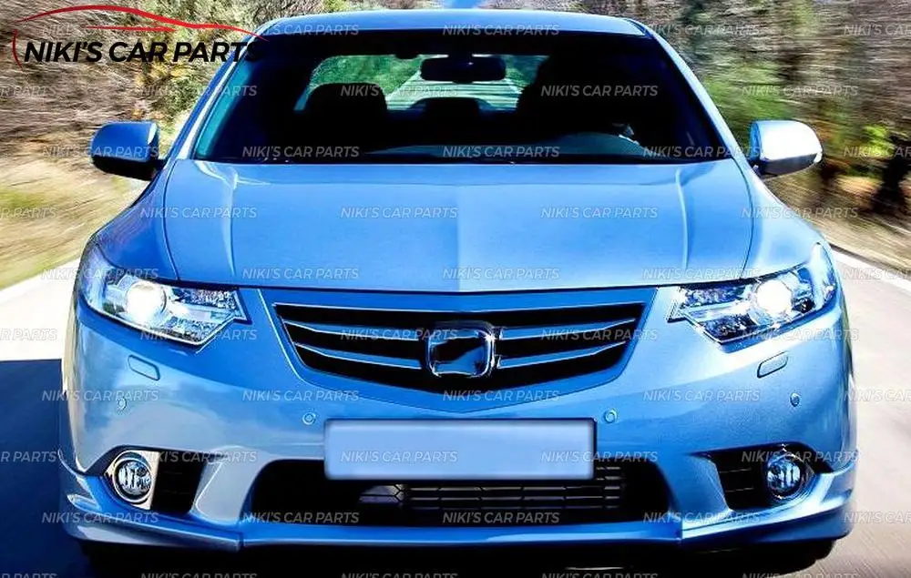 Клыки на переднем бампере чехол для Honda Accord VII FL 2011-2012 ABS пластик обвес комплект литья украшения автомобиля Стайлинг тюнинг