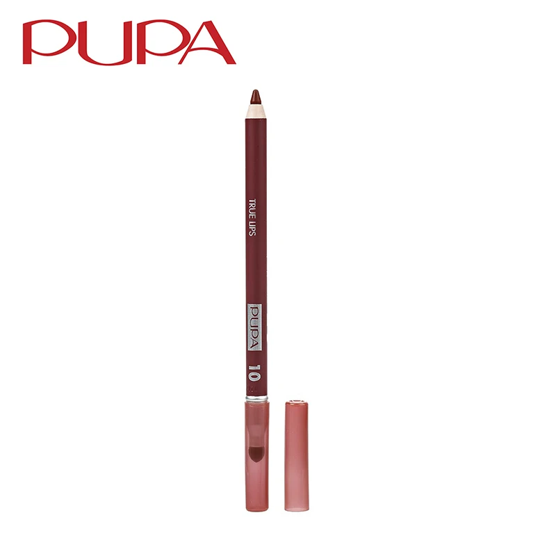 Контурный карандаш для губ с аппликатором растушёвки PUPA TRUE LIPS. True Lips очерчивает