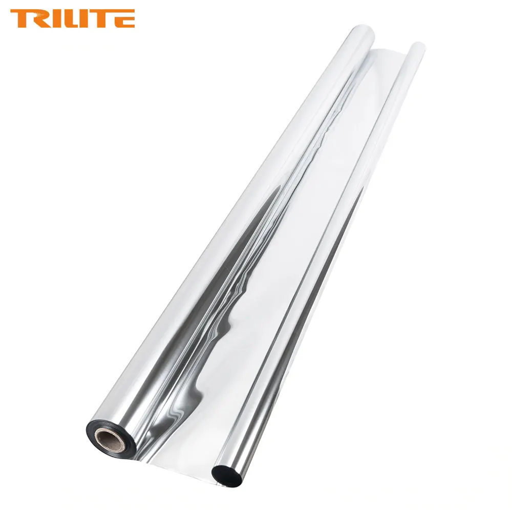 TRILITE Highly Reflective Silver Mylar Film Roll 4FT x 100FT 2 Mil Greenhouse Covering Foil Sheets for Grow Tent | Дом и сад