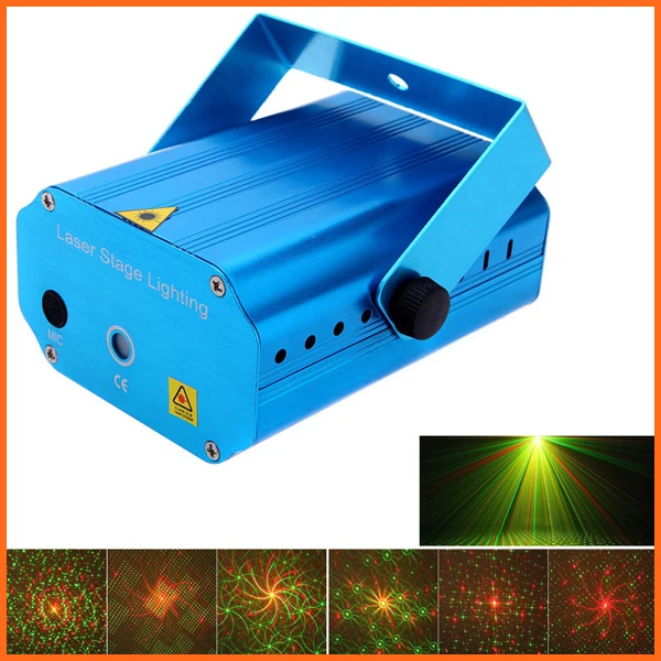 Мини светодиодный лазерный проектор рождественские украшения свет диско Dj