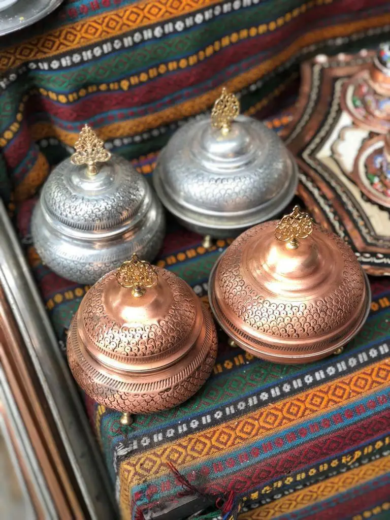 Шикарная Выгравированная Copperplate винтажный подарок Турецкая Сладкая