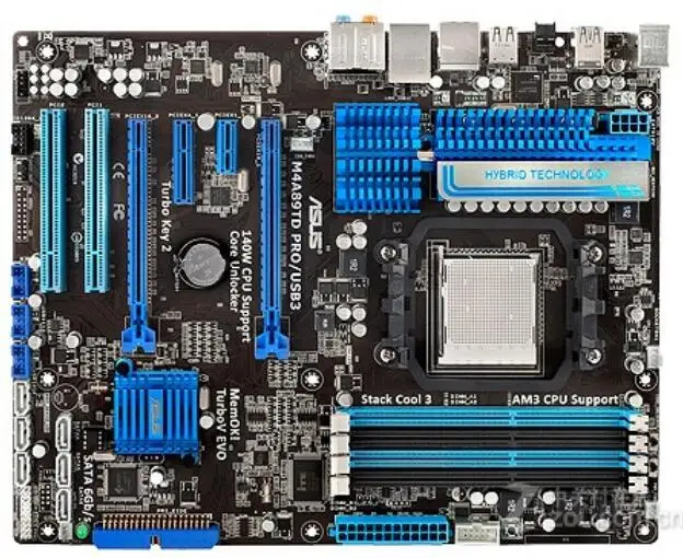 Socket AM3 для ASUS M4A89TD PRO/USB3 оригинальный настольный компьютер AMD 890FX материнская плата