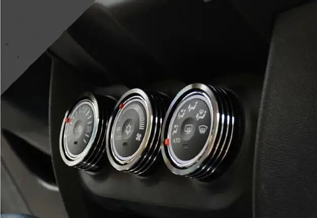 Автомобильный держатель для кондиционера DIY защитный декоративный круглый чехол