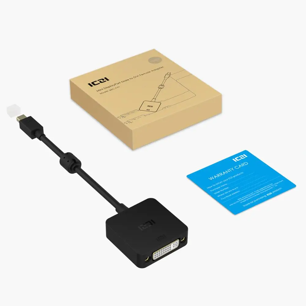 ICZI мини дисплейный порт к DVI адаптер DP конвертер для MacBook iMac Pro Surface Pro| |