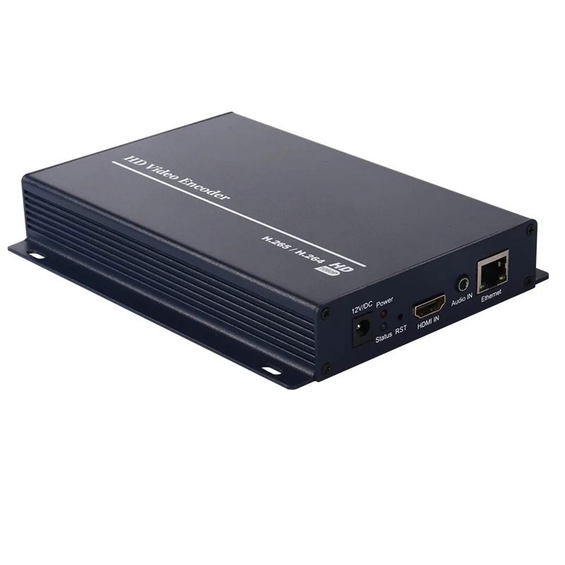Бесплатная доставка HEVC H.265 & H.264 HDMI over IP потоковый кодировщик 1080p @ 60fps для IPTV