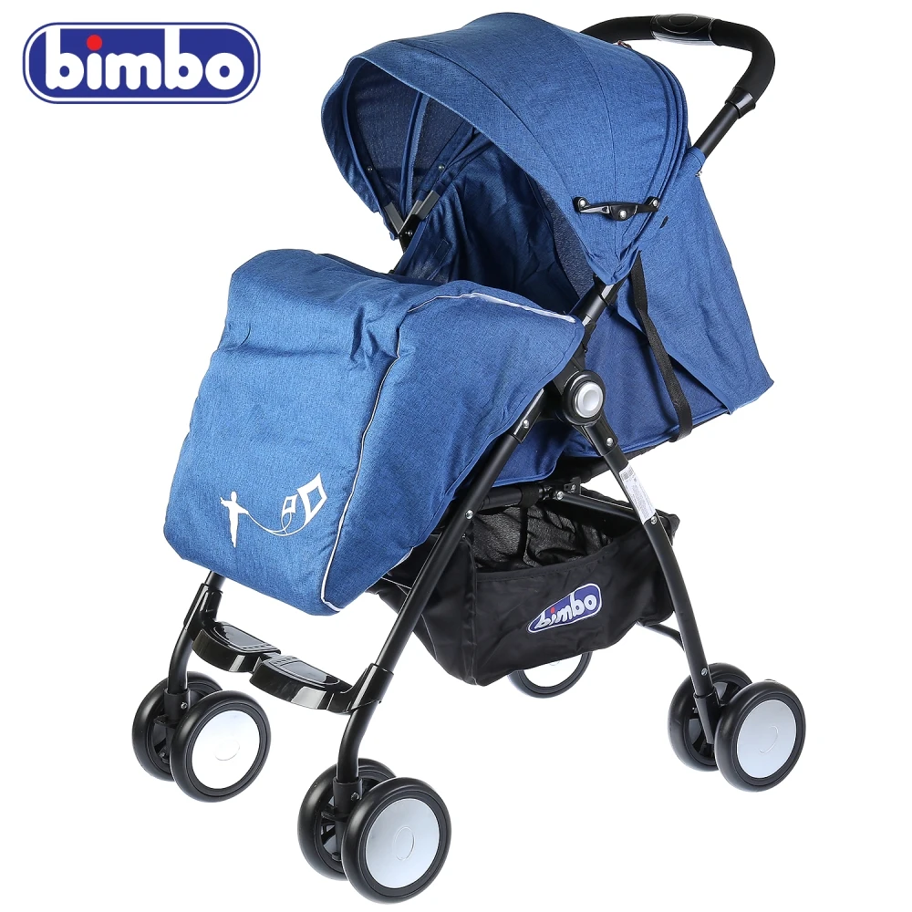 Коляска-книжка BIMBO колеса 8*5 глубокое канапе 5 точечный ремень чехол цвет