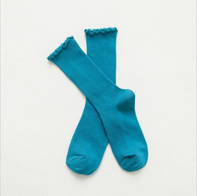 2018 New Sock Hemming Heap Socks Cotton Candy Color Casual Women 10 Colors Sweat-Absorbent Deodorant Breathable | Женская одежда
