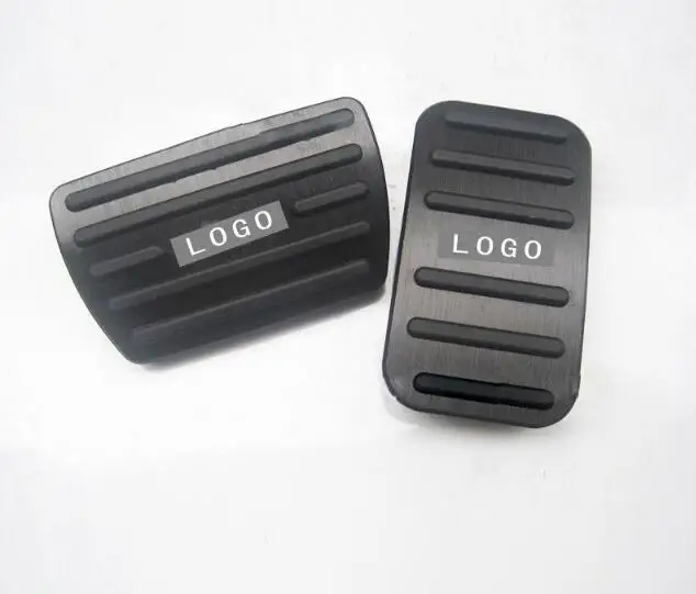2 ШТ. Черный Алюминий Ускоритель + Тормозная Педаль Украшения Крышки Пригодный