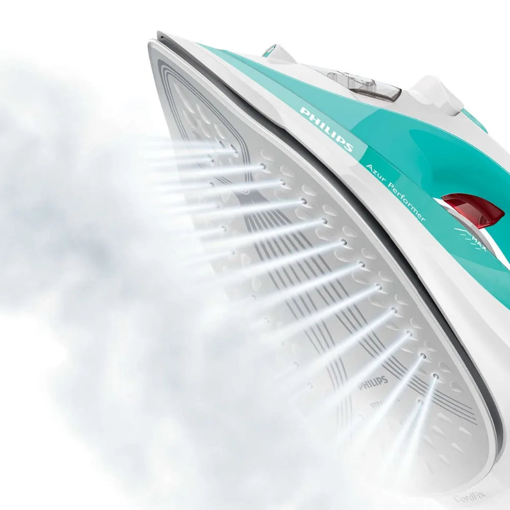 Philips Azur Performer Паровой утюг Подача пара 40 г/мин удар 160 г Подошва SteamGlide Plus 2400 Вт GC3811/77