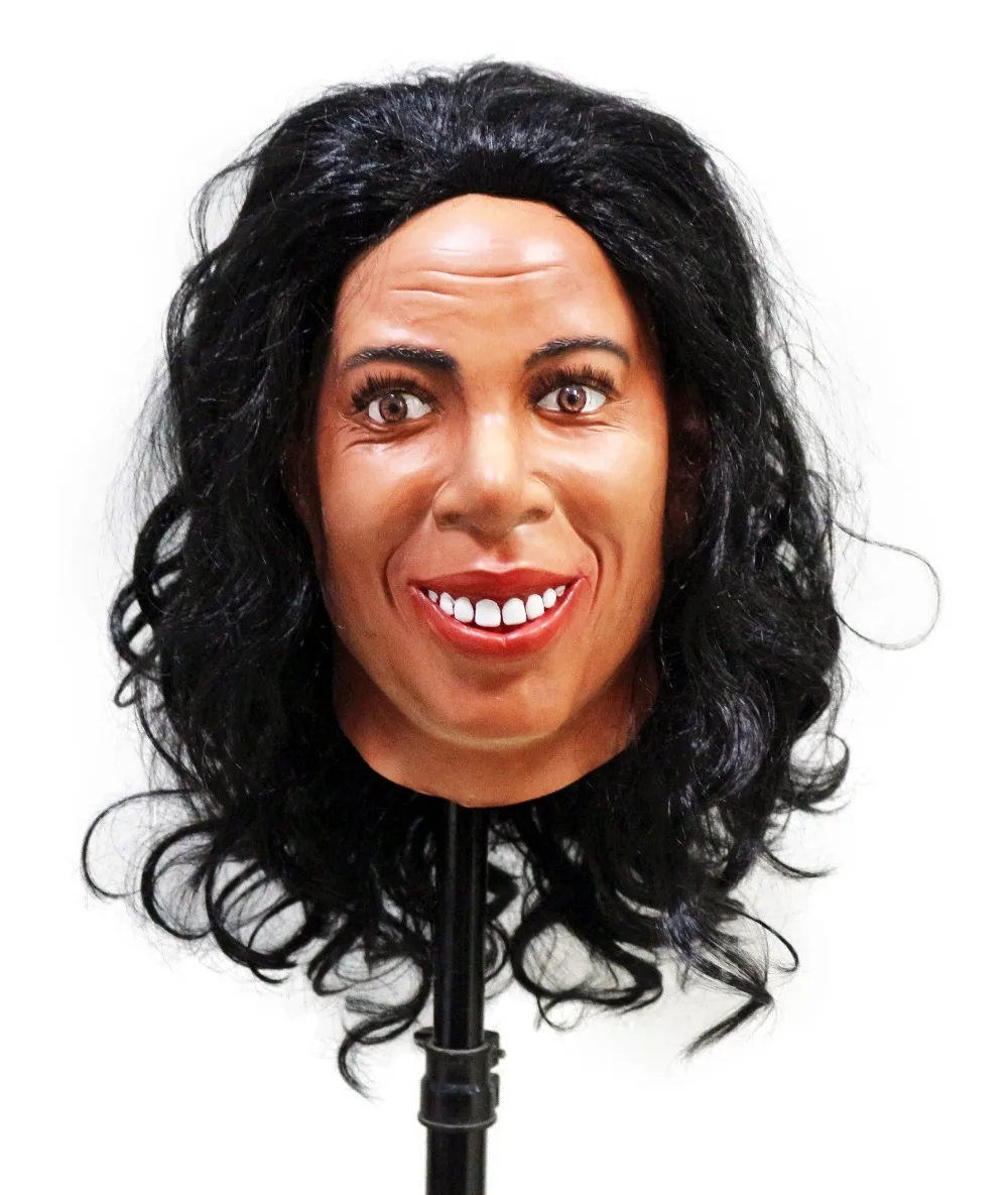 Фото Talk Show маска Oprah Winfrey ручной работы латекс для женщин уход за кожей лица Хэллоуина