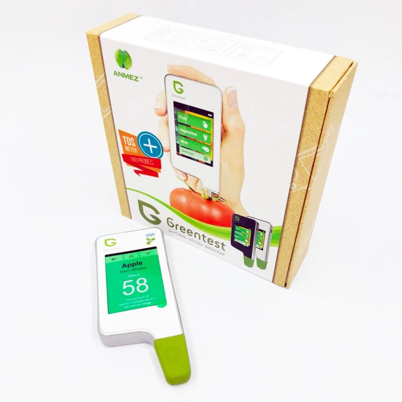 Greentest-3F TDS тестер воды+ нитратный тестер для фруктов, овощей, мяса и рыбы, домашняя еда цифровой детектор для ежедневного здоровья