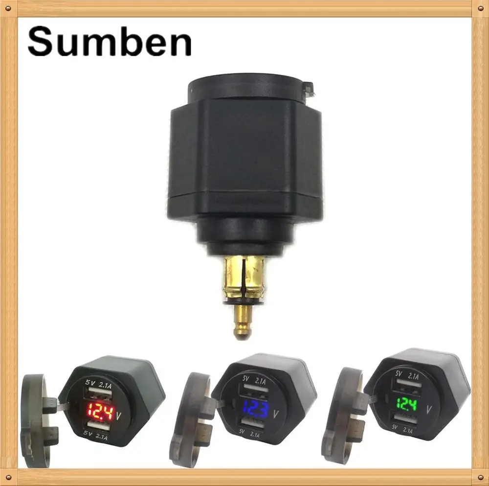 Для BMW F 650 700 800 GS R1200GS / RT F800R двойной USB порт зарядный адаптер цифровой дисплей F650GS