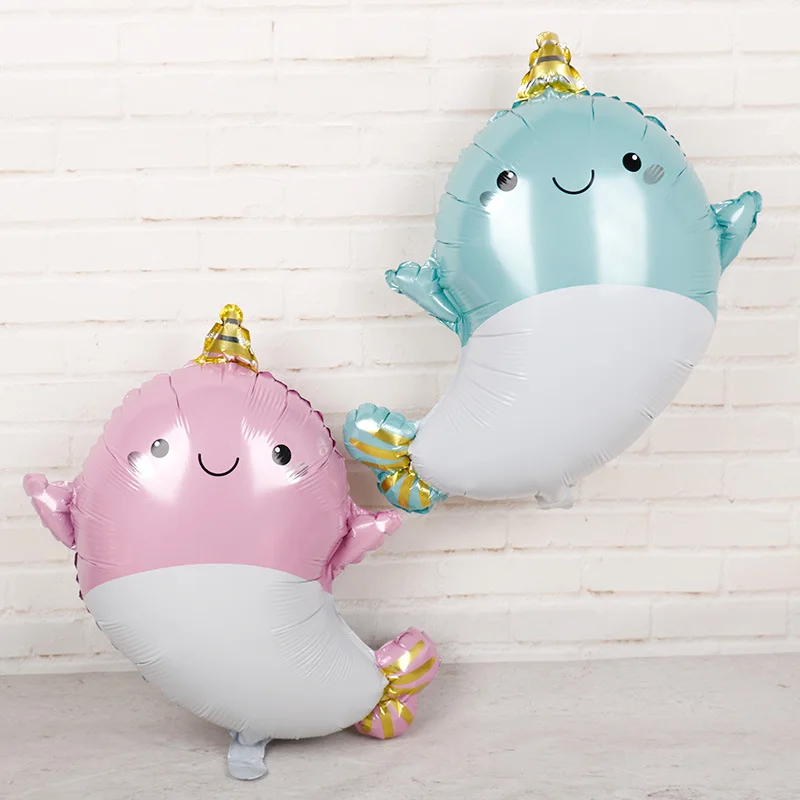 Надувной шар из алюминиевой фольги милый Дельфин слон детский день рождения