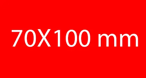 70X100 Матовые Пользовательские печати ПВХ код работника карты Водонепроницаемый Бизнес пластиковая карточка работника - Цвет: 70X100