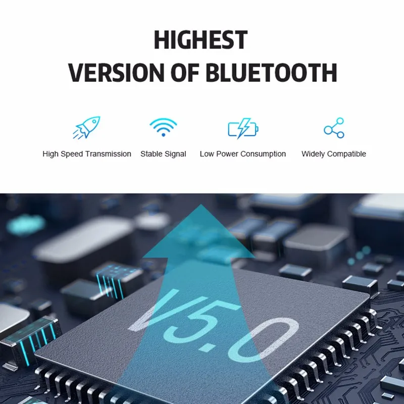 3D стерео звук Bluetooth V5.0 наушники портативный TWS беспроводной сенсорный наушник с