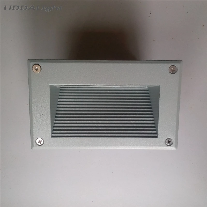 10 шт./лот утопленный наземный светильник 5 Вт 3 step light smd5730 160*100*60 мм черный/серый|ground