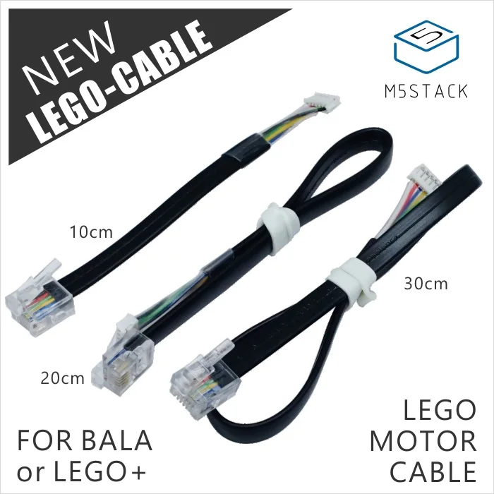 

Официальный кабель адаптера M5Stack для двигателя LEGO и M5Bala ESP32 Mini Balance Car Robot 6Pin 10 см/20 см/30 см дополнительно