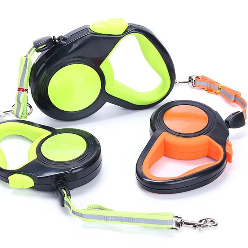 Fast Shipping Dog Leash 3/5/8M Retractable Reflective Leashes Traction Rope At Night Walking Adjustable Pet Lead | Дом и сад