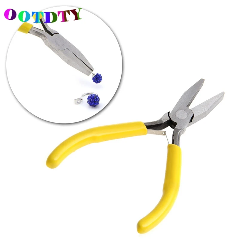 OOTDTY DIY мини плоскогубцы плоский нос Ювелирные практичные ювелирные изделия