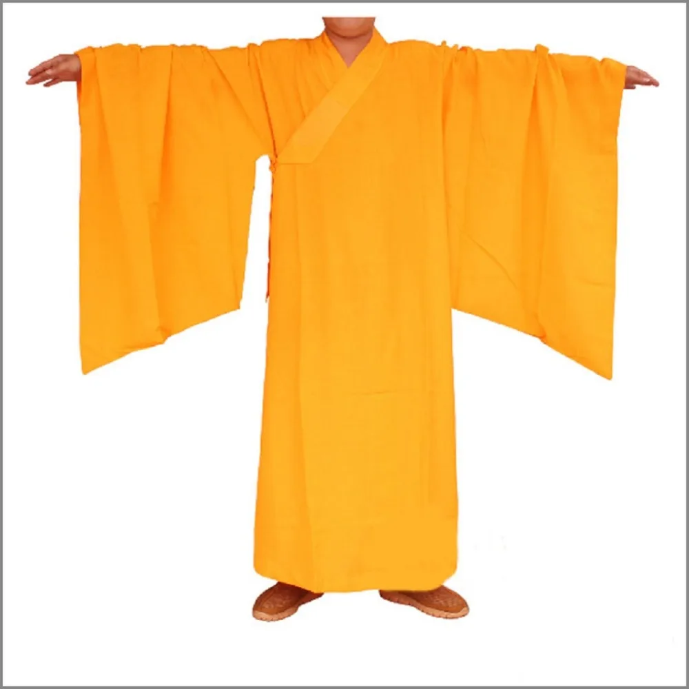 

Shanghai Story buddhist Wooden hooks suits clothes lay clothing Monk robes Brown lay Bodhisattva brand Training Uniform Suit
