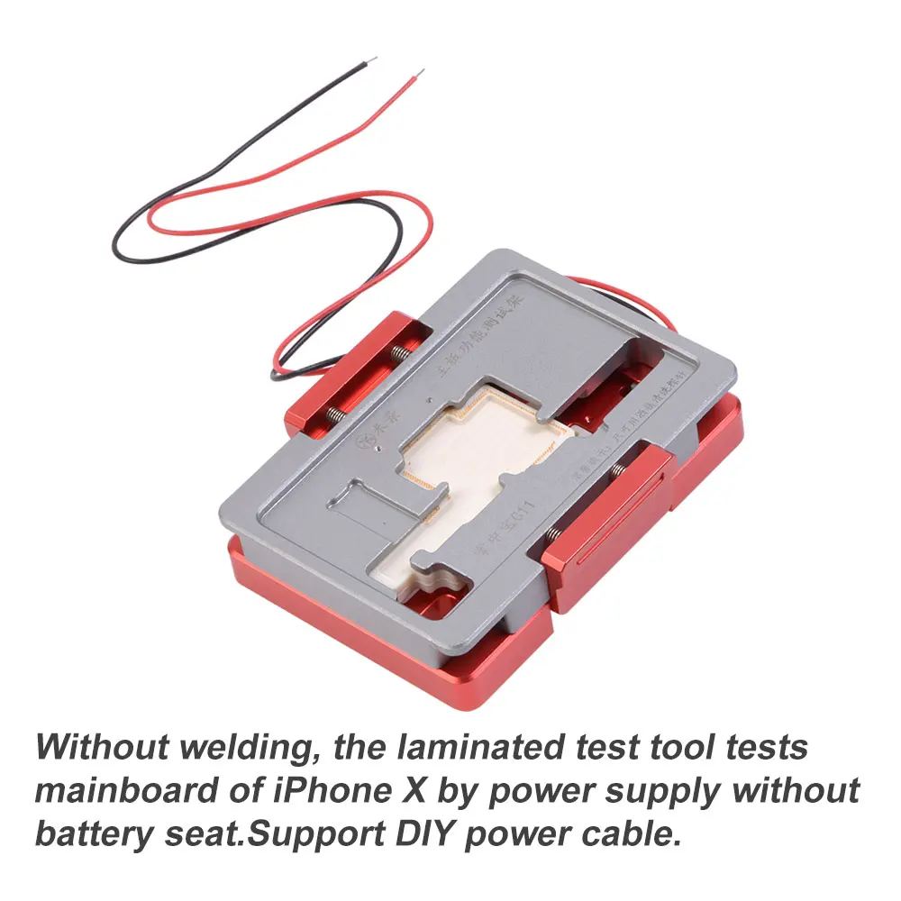 

2018 New Hot Mainboard Repair Fixture Function Laminated Test Tool for iPhone X C11 supporting DIY Power Cable Fixture Layering