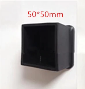 50x50mm 12 шт., квадратные силиконовые колпачки для ног стула, нескользящие носки для ног, противоскользящие носки, защитные накладки для пола, пробки для труб, плата за выравнивание мебели - Цвет: 50x50mm