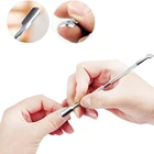 1 шт. пилка для ногтей, ложка для удаления кутикулы, триммер для маникюра, толкатель для кутикулы, инструменты для ногтей из нержавеющей стали