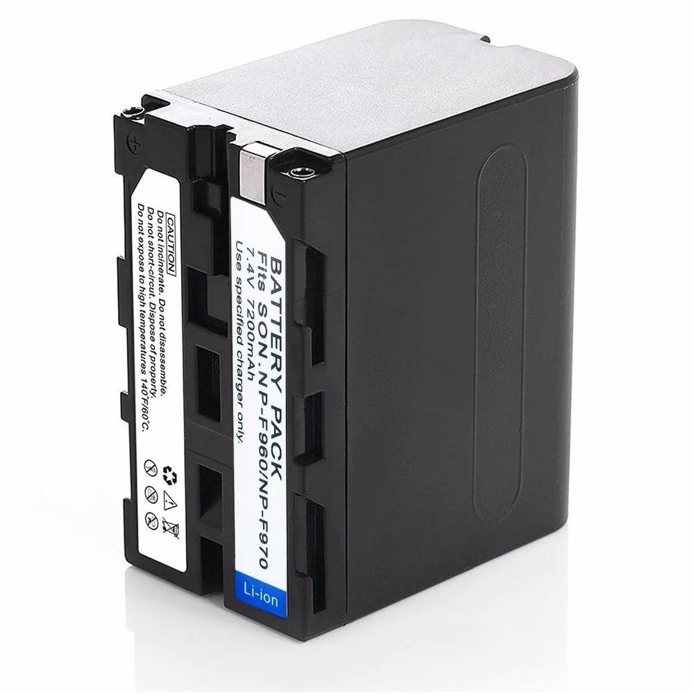 

Dinto 1pc 7200mAh NP-F950 F960 F970 F750 F760 NP-F750A Аккумулятор для Sony HVR-Z1C/FX7E/FX1000E HDR-FX1E/AX2000E