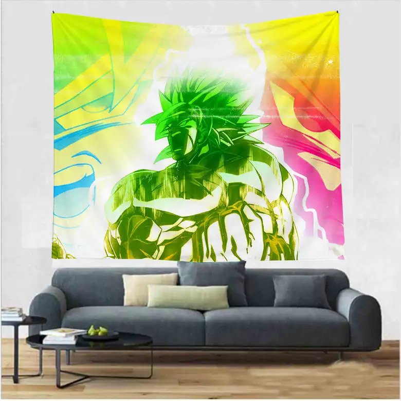 16 Imandale DBZ Super Heroes узор хиппи гобелены настенный утолщаются гобелены аниме Гоку узор стены книги по искусству домашний декор - Цвет: 16