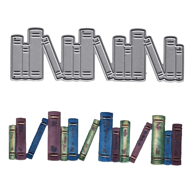 Bookrack книжная полка для резки металла трафареты DIY скрапбукинга фотоальбома