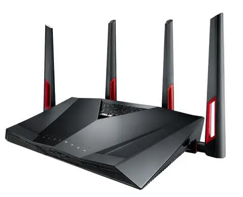 Двухдиапазонный гигабитный Wi Fi игровой роутер ASUS RT AC88U AC3100 поддержка сетевой
