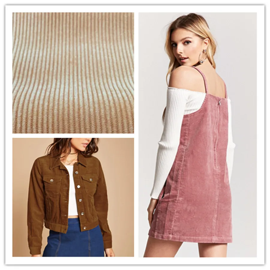 Хлопковая женская Вельветовая куртка 11 Вт брюки на бретельках юбка fabrics-300gsm | Дом