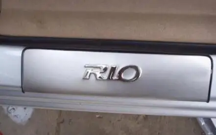 Чехлы для KIA RIO k2 2010 2011 2012 2013 2014 2015 2016 нержавеющая сталь порог Стайлинг автомобиля