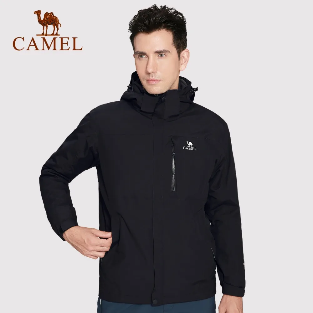 CAMEL мужская уличная куртка 3 в 1 для пешего туризма Водонепроницаемая дышащая