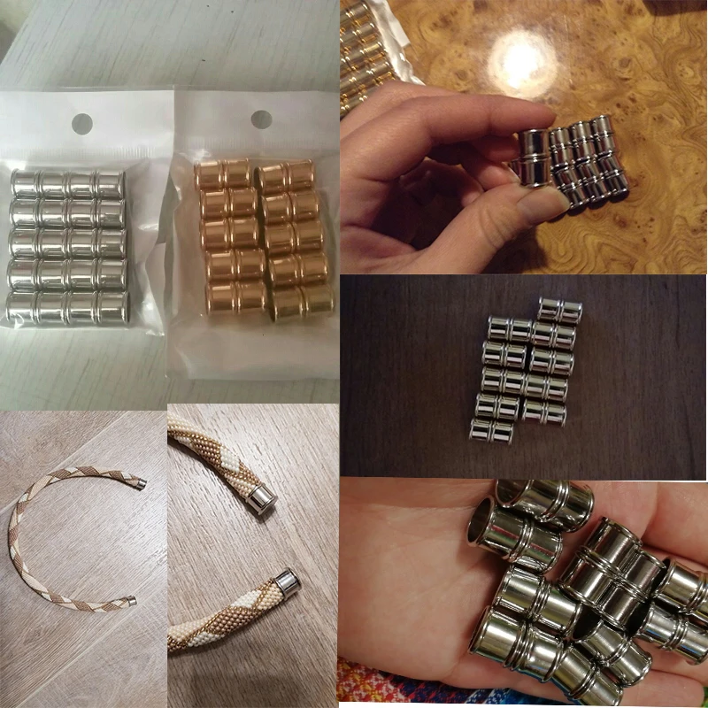 Магнитные застежки для кожаных браслетов 10 шт./лот 19x12 мм|bracelet thin|bracelet muranoclasp knife |