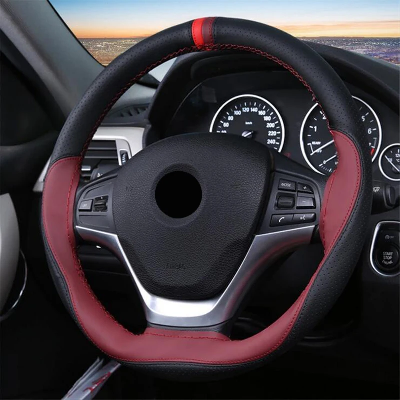 ZHIHUI DIY car steering wheel cover covers for MINI COOPER COUNTRYMAN CLUBMAN CABRIO JOHN WORK styling | Автомобили и мотоциклы