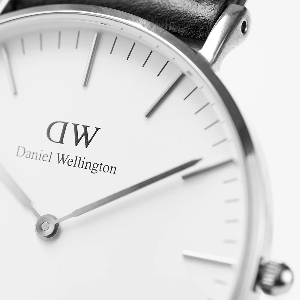 Наручные часы Daniel Wellington Classic Sheffield 36 мм S White + часовой ремешок Cornwall для часов