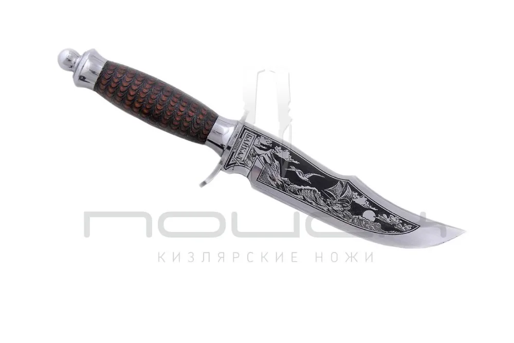 НОЖ ИЗ НЕРЖАВЕЮЩЕЙ СТАЛИ / БАЙКАЛ1 РАЗДЕЛОЧНЫЙ ДЛЯ ОХОТЫ РЫБАЛКИ И ОТДЫХА