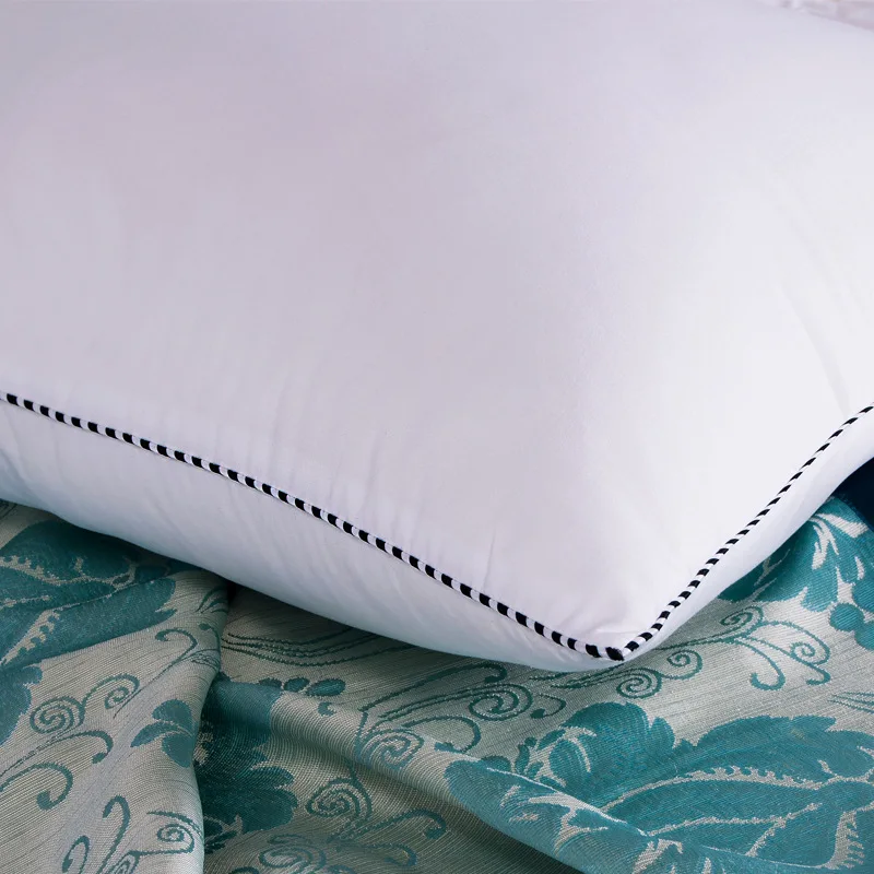 Cotton White Hotel Soft Sleeping Pillow Healthy Care Neck 42*72cm | Дом и сад