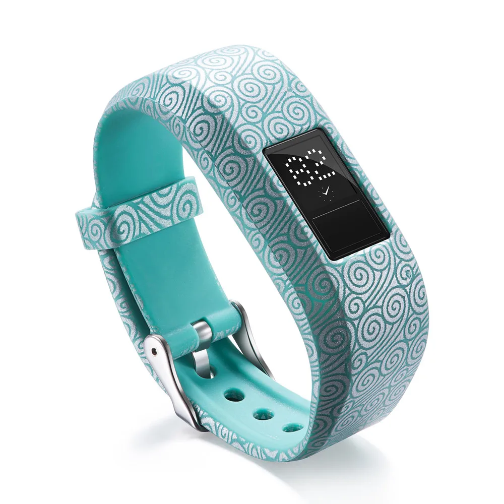 Сменный силиконовый ремешок для часов Garmin VivoFit Jr / 2 детский фитнес-браслет Mi Band2