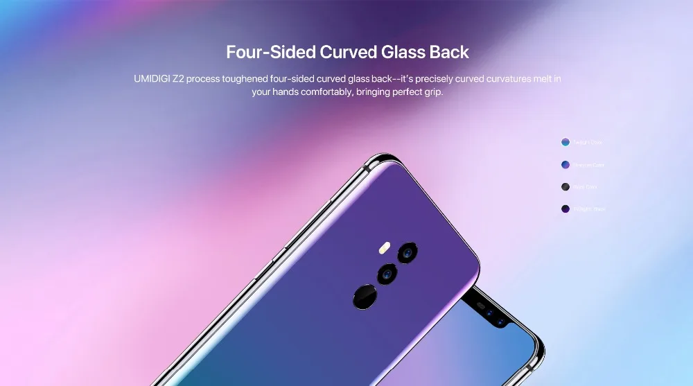 Бесплатный Uwatch в подарок UMIDIGI Z2 глобальная версия 6," 6 ГБ 64 Гб FHD+ полный экран Helio P23 Android 8,1 3850 мАч Face ID 4G смартфон