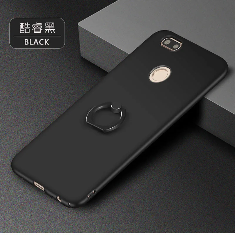 Чехол для Huawei P Smart Case с кольцом-подставкой матовая задняя крышка телефона Funda Coque | - Фото №1