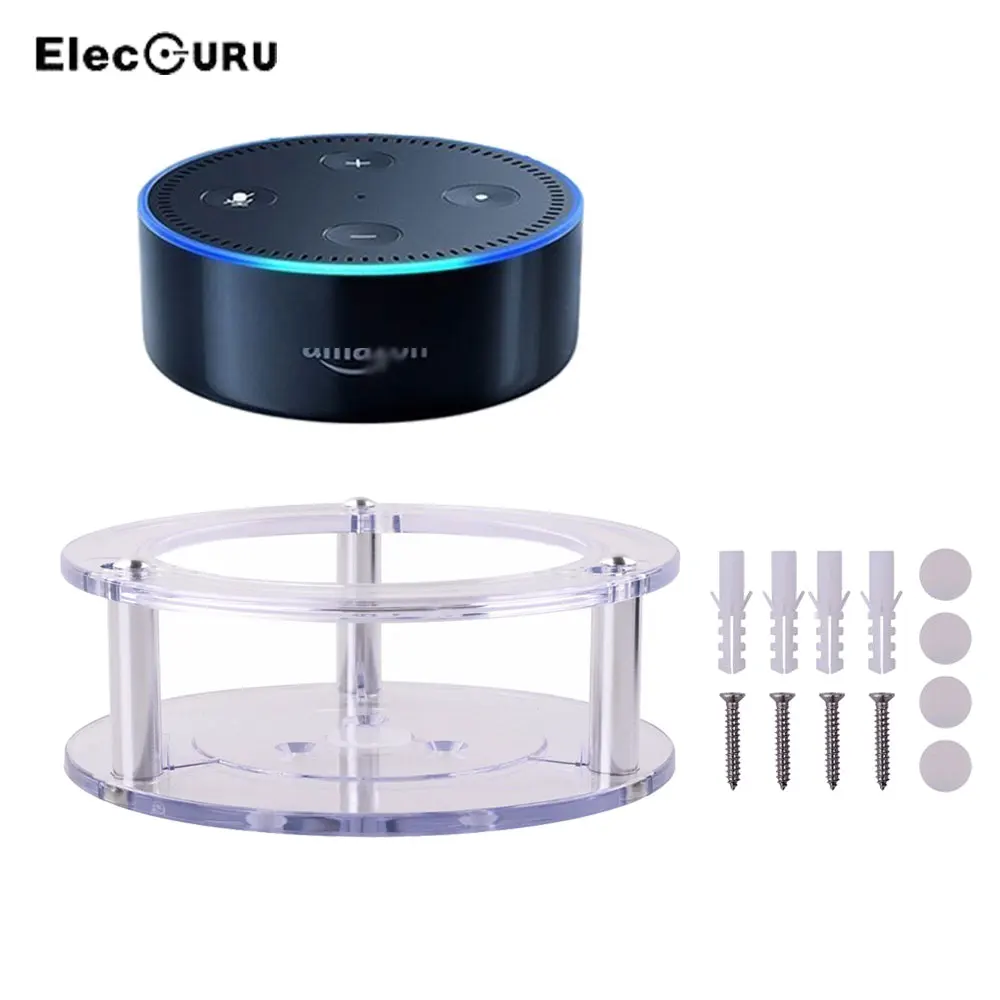 Акриловый держатель для Alexa Echo Dot 2 поколения защитный кронштейн динамика