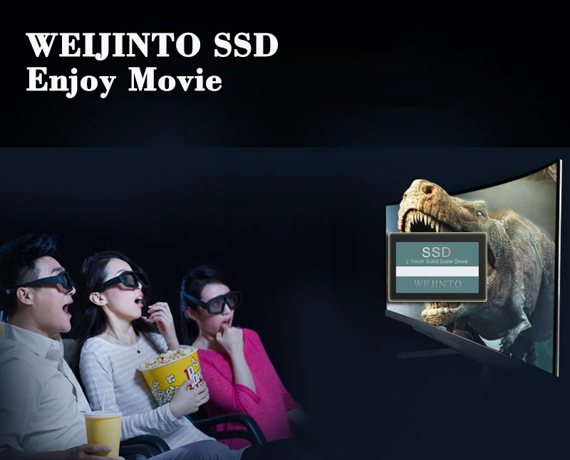 WEIJINTO SATAIII SATA3 SSD 120GB твердотельный жесткий диск Disk128GB& 2,5 SSD на 3,5 металлический монтажный адаптер для рабочего стола