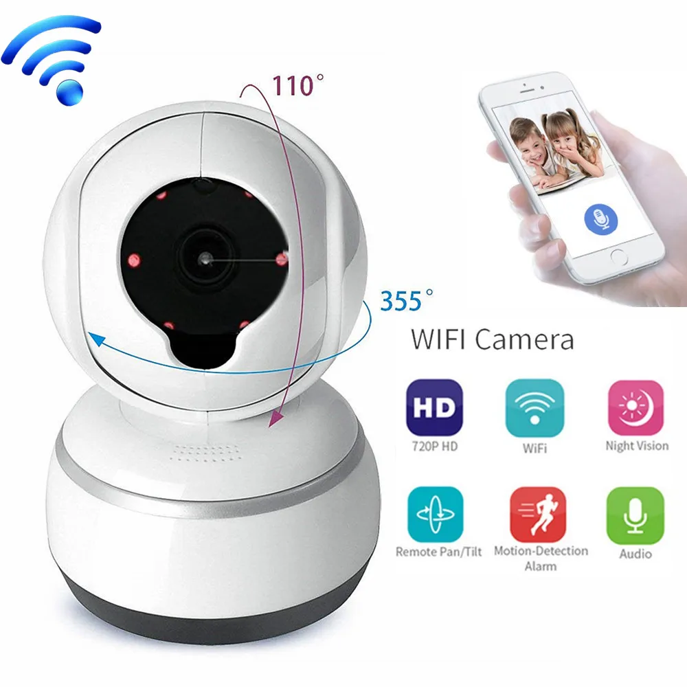 Мини WI FI IP Камера 720 P HD беспроводной охранных системах видеонаблюдения
