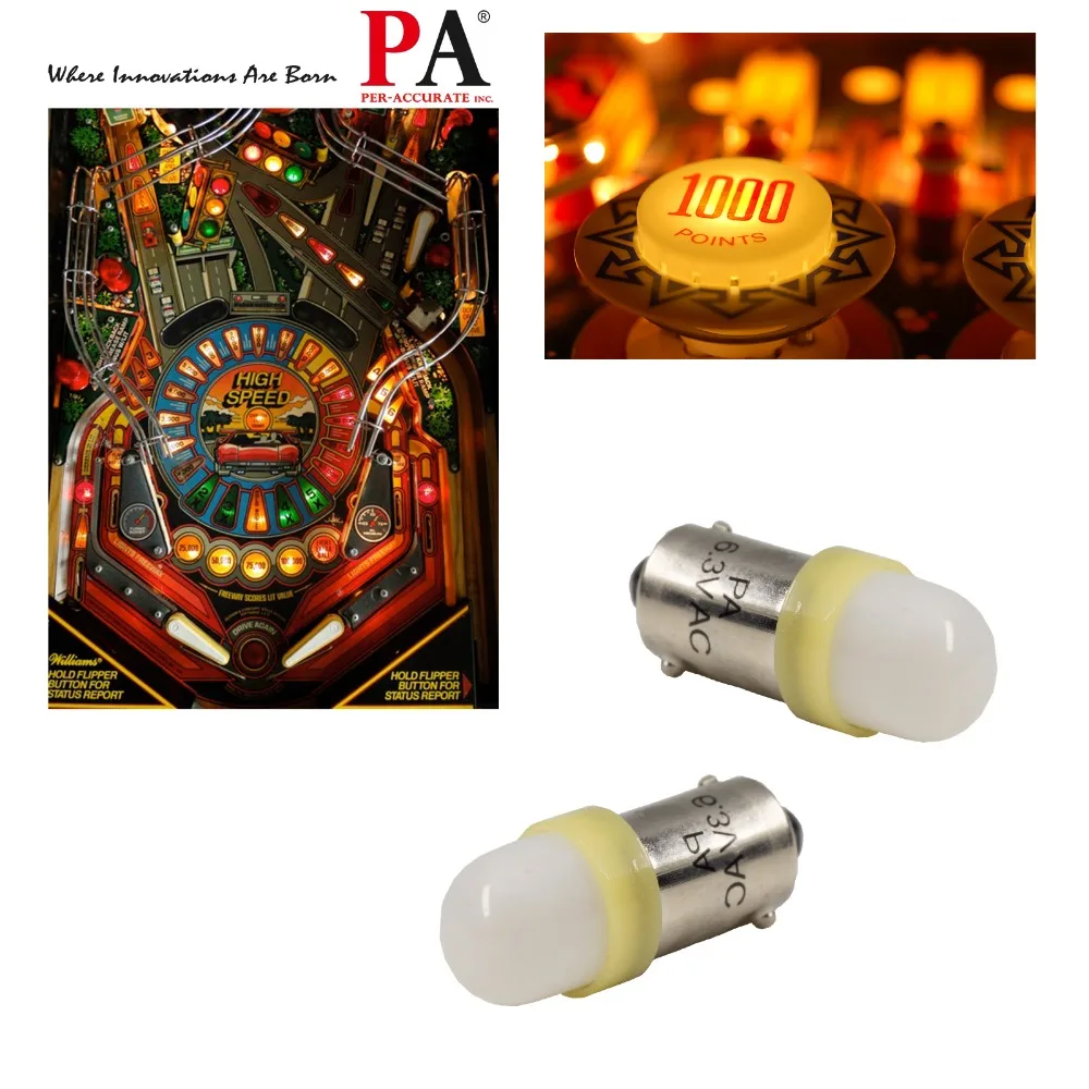 PA светодиодный 50 шт. x #1893 #44 #47 #1847 BA9S 2SMD 2835 Светодиодный светильник для приборной